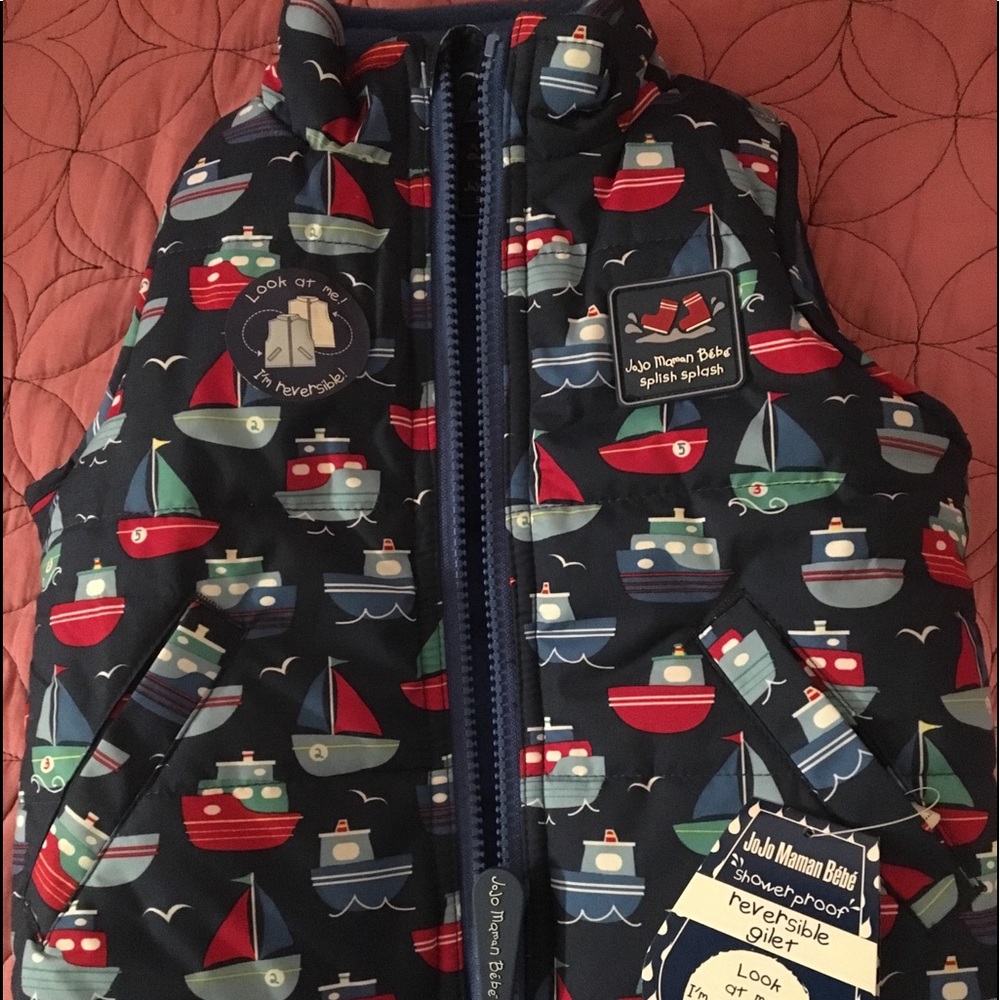 Reversible fleece lined Vest